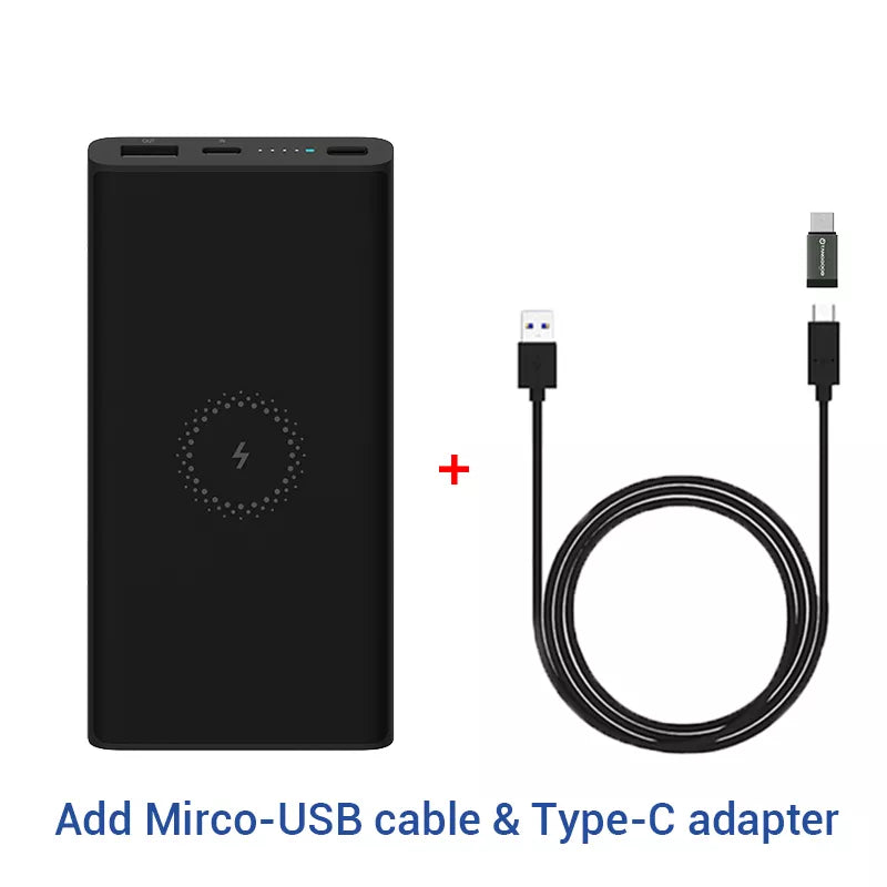 Xiaomi 10000mAh Wireless Power Bank 22.5W PD + 10W Qi Fast Charger