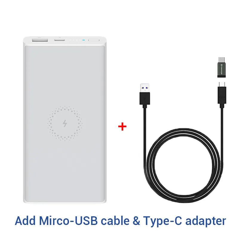 Xiaomi 10000mAh Wireless Power Bank 22.5W PD + 10W Qi Fast Charger